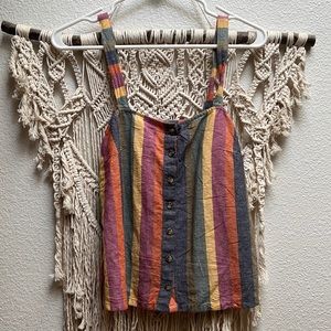 Madewell rainbow top.